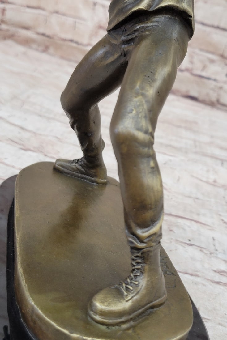 Thrower Bronze Sculpture - 7