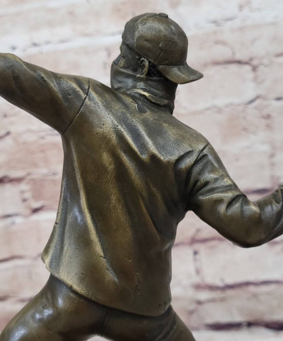 Thrower Bronze Sculpture - 9