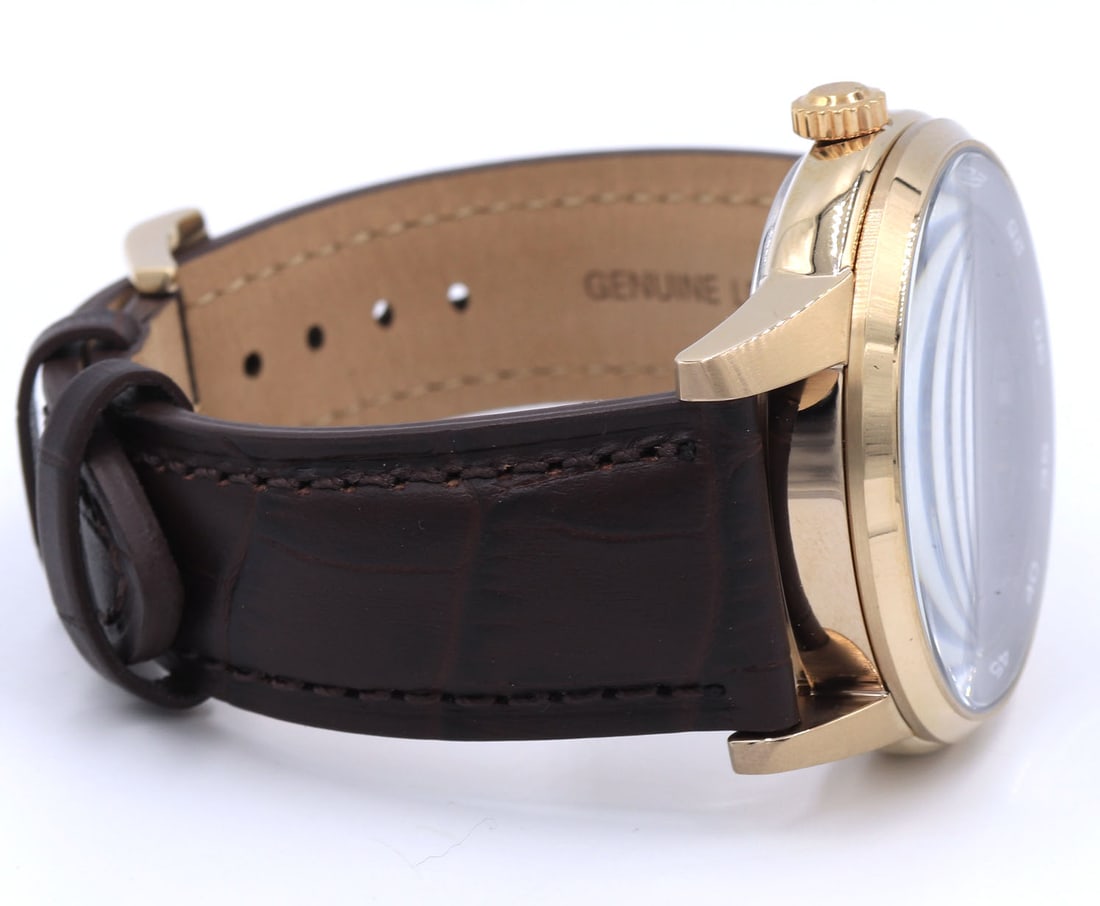 Citizen watch with brown leather strap - 5