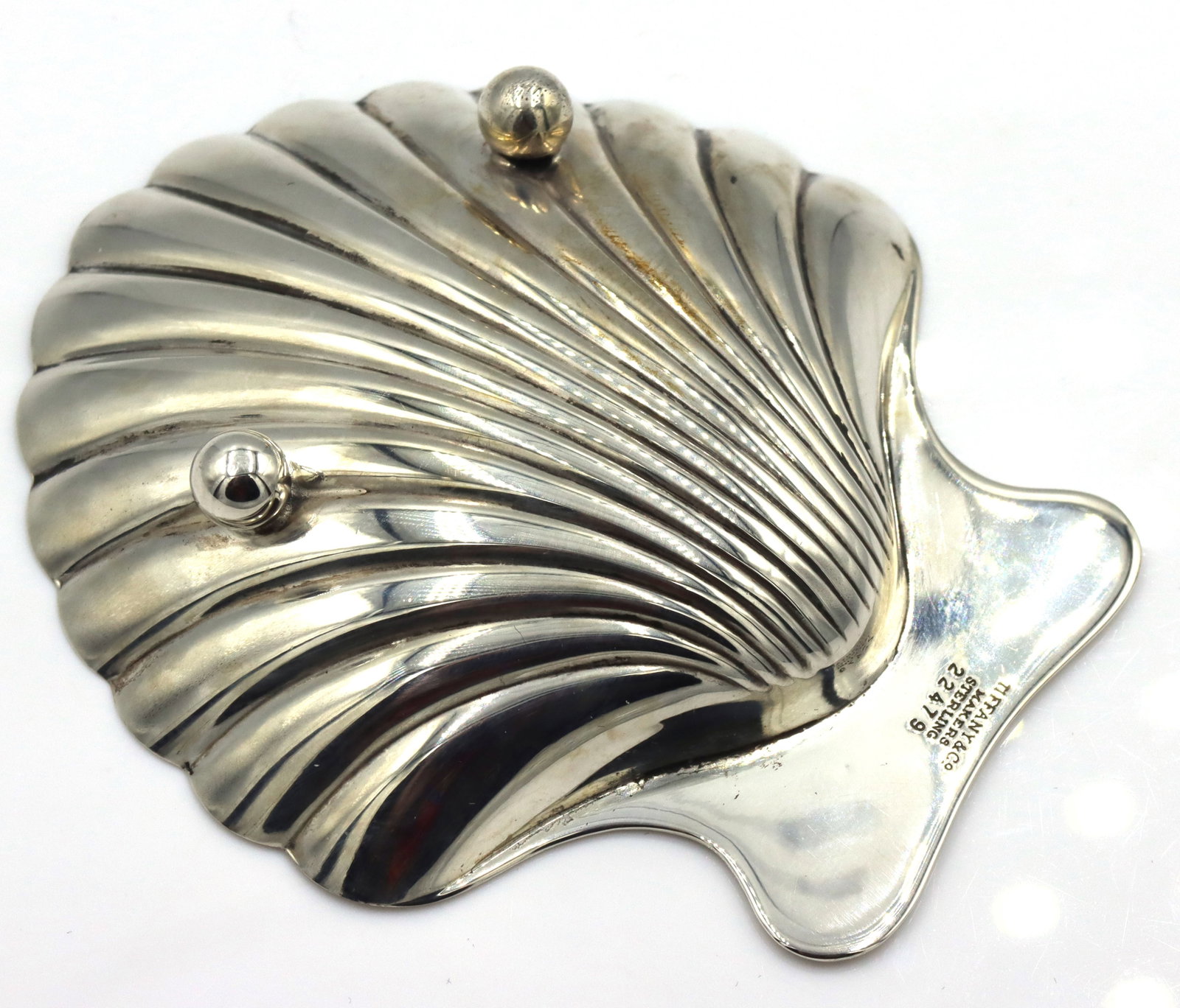 Tiffany & Co silver shell tray - 2