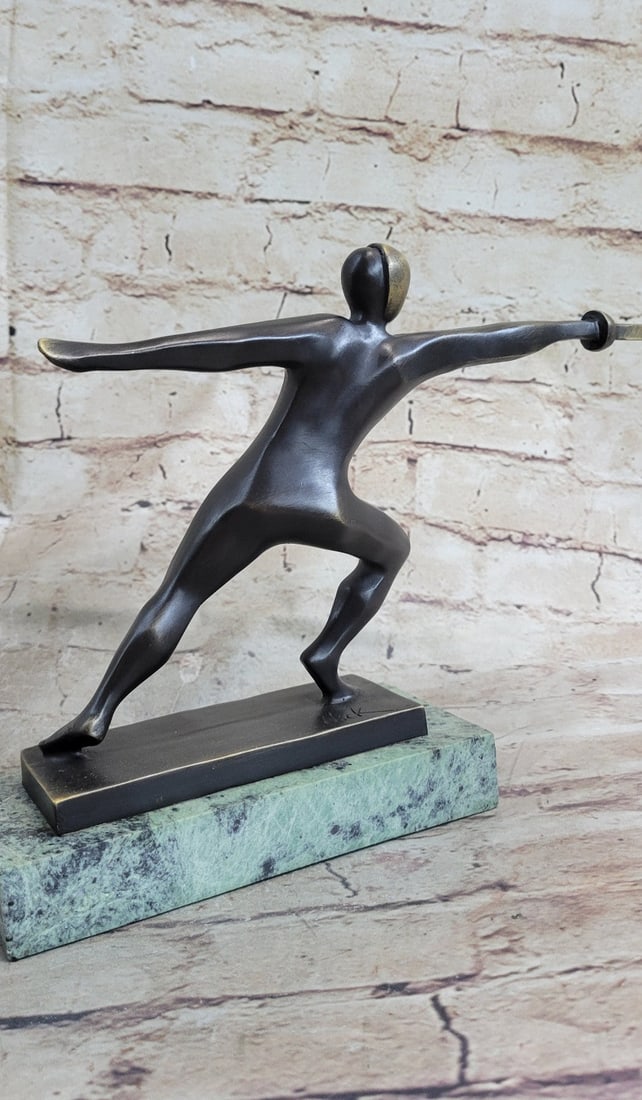 Brown Patina Bronze Statue - 5