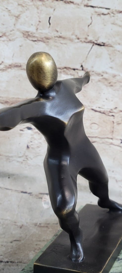 Brown Patina Bronze Statue - 6