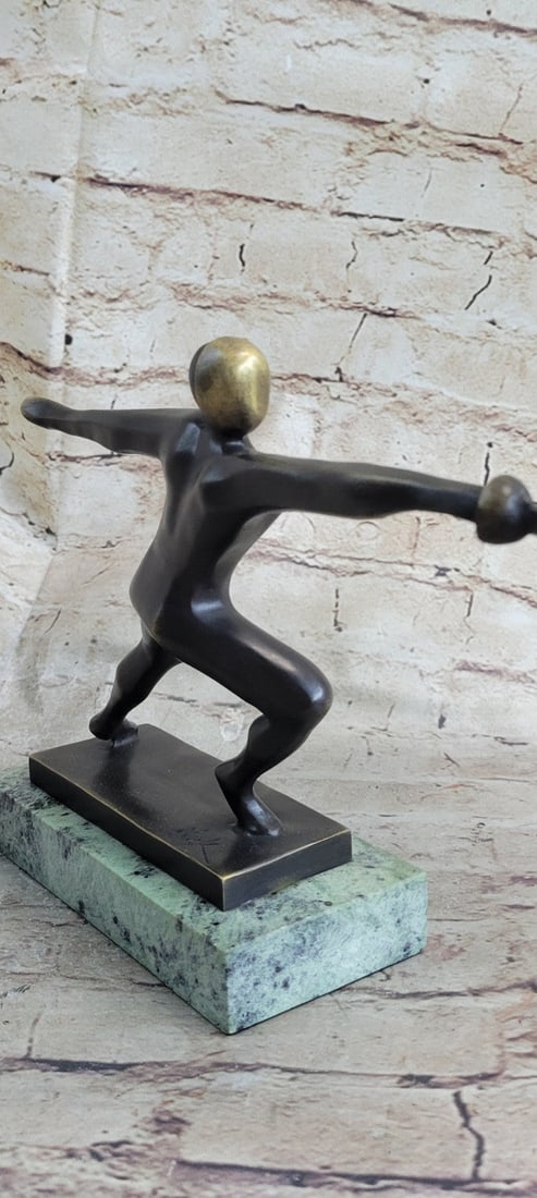 Brown Patina Bronze Statue - 7