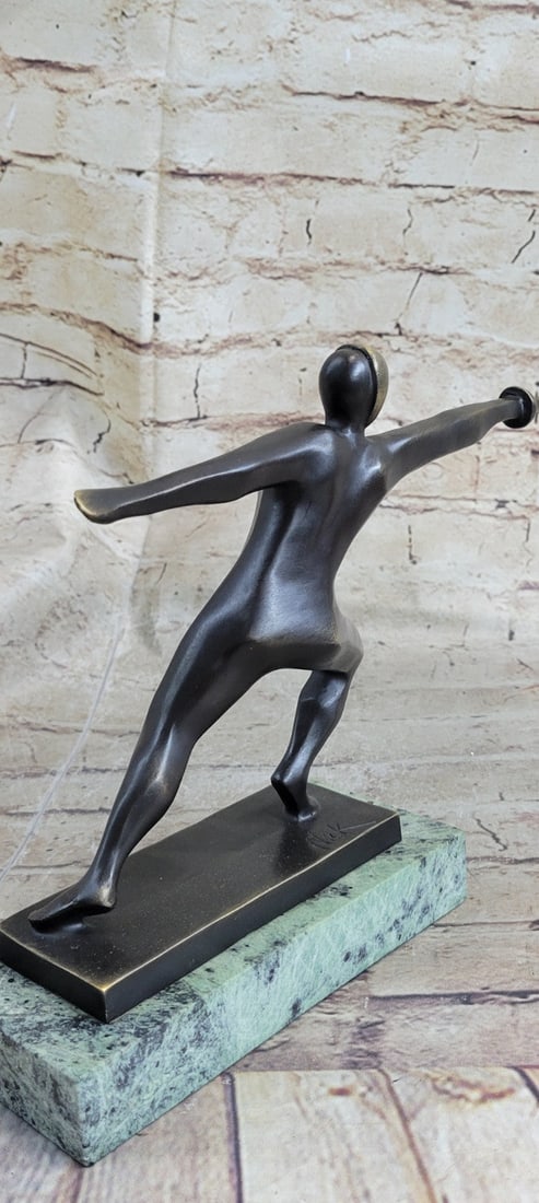 Brown Patina Bronze Statue - 8