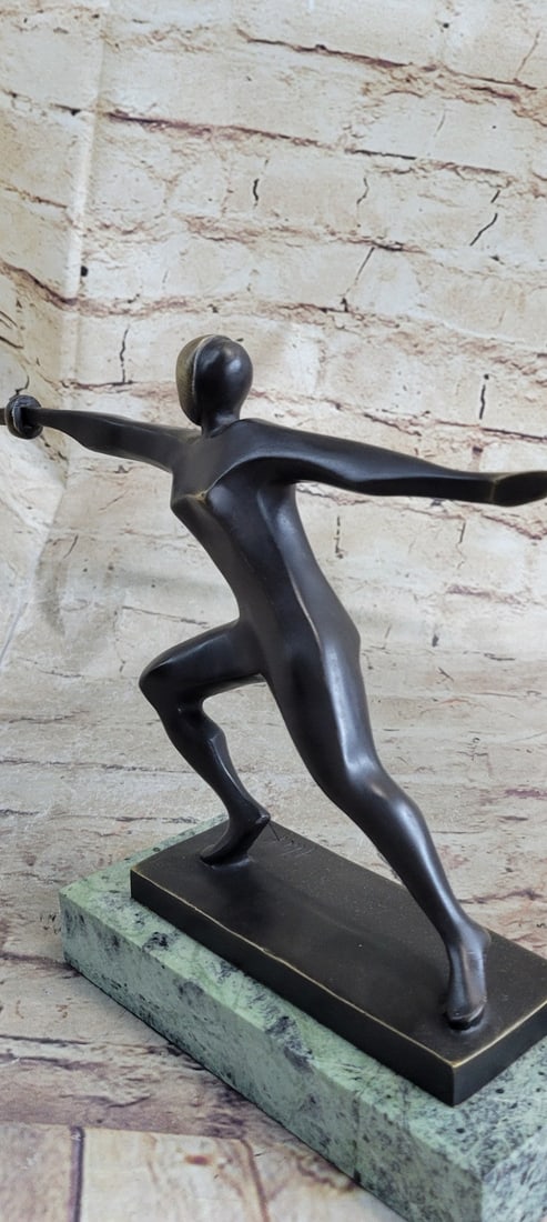 Brown Patina Bronze Statue - 9
