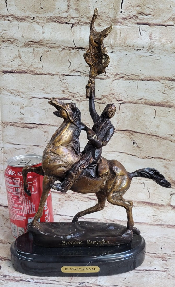 Native American Bronze Sculpture - 2