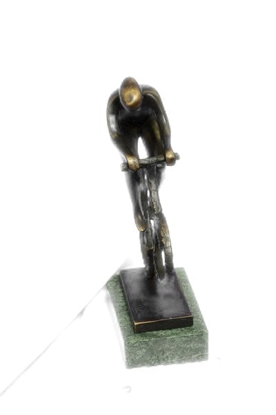 Cyclist Bronze Sculpture - 2