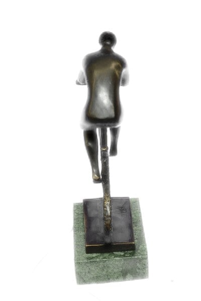 Cyclist Bronze Sculpture - 5