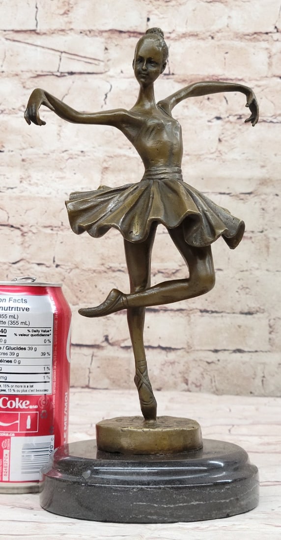 Bird Ballerina Dancer Bronze Statue - 2