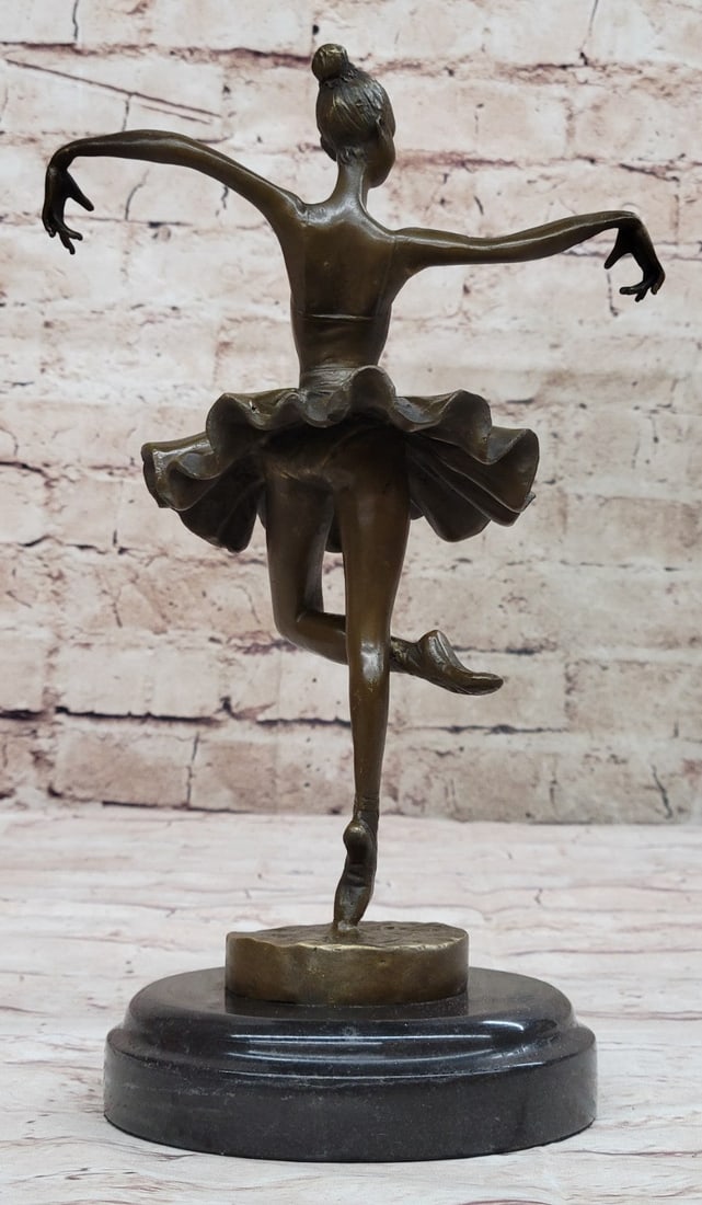 Bird Ballerina Dancer Bronze Statue - 5