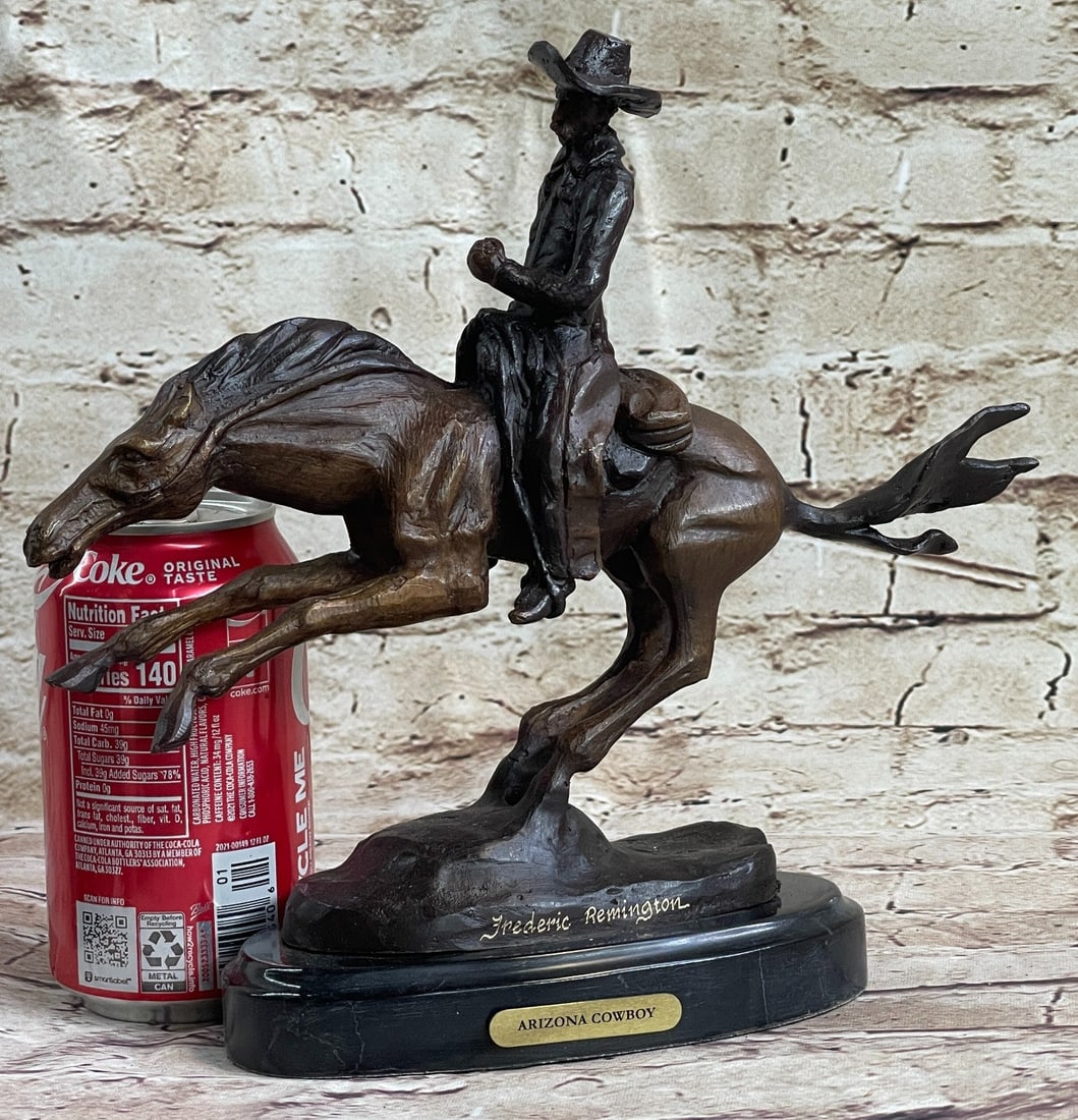 Cowboy Horse Bronze Sculpture (1 of 2)