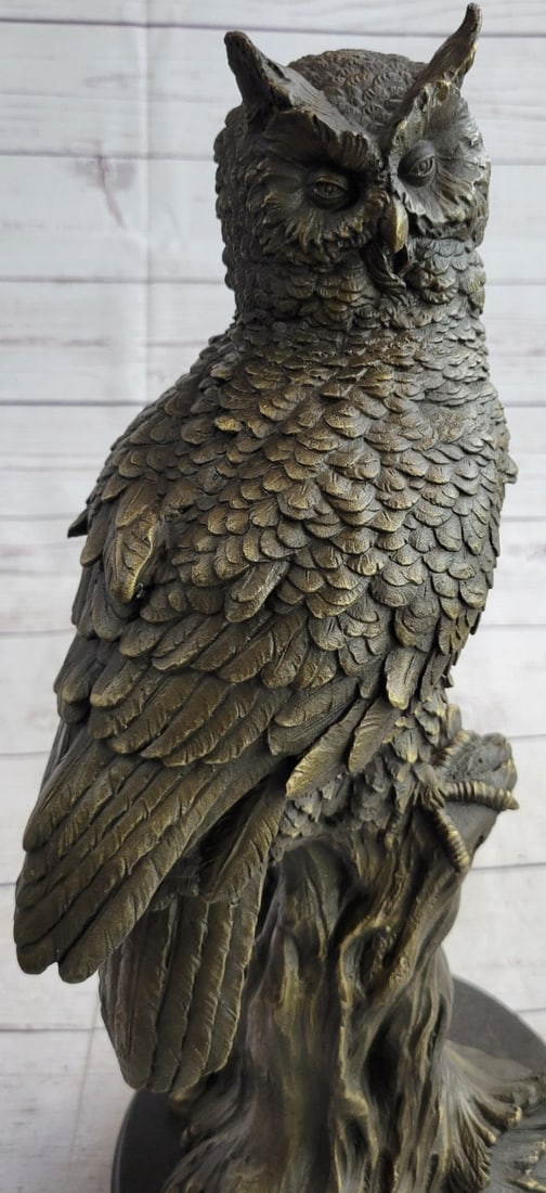 The Owl Bronze Statue - 7
