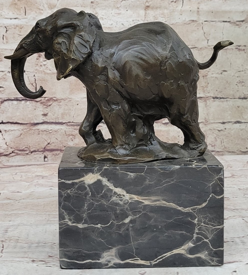 Elephant Bronze Sculpture - 4