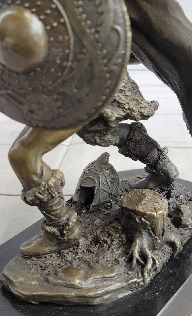 Warrior with Sword Bronze Sculpture - 9