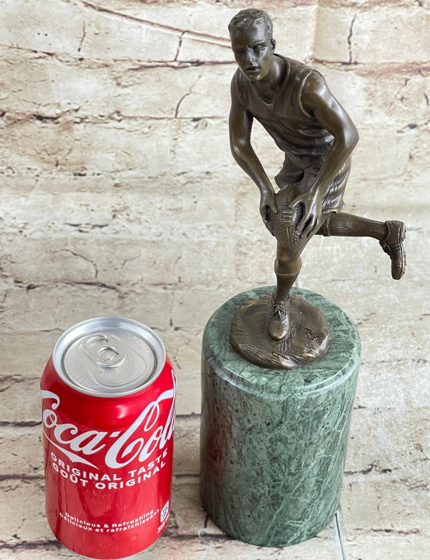 Rugby Player Trophy Bronze Statue - 2