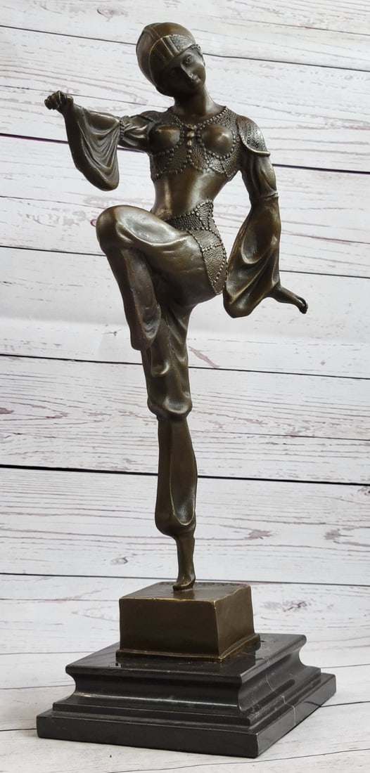 Belly Dancer Bronze Sculpture - 3