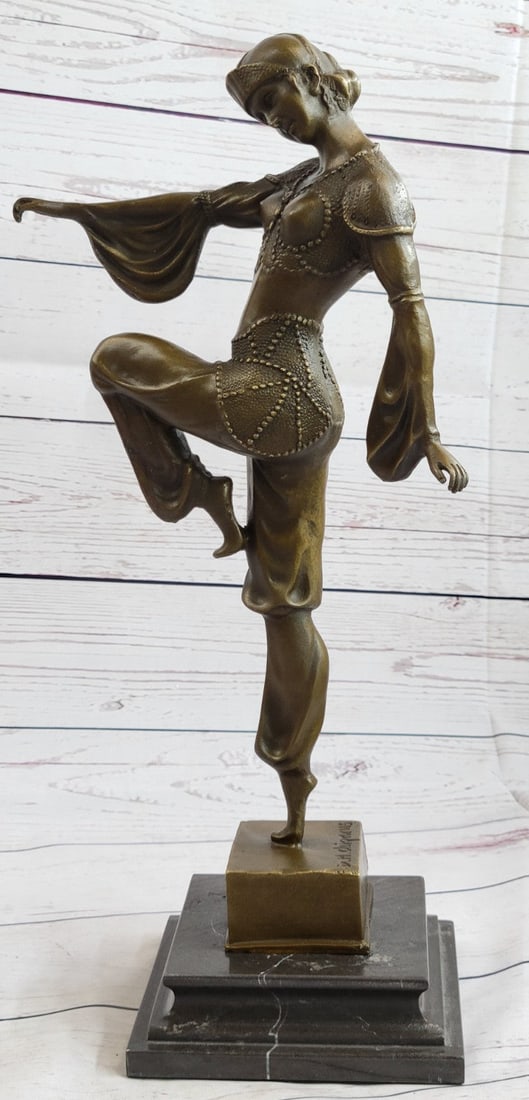 Belly Dancer Bronze Sculpture - 4