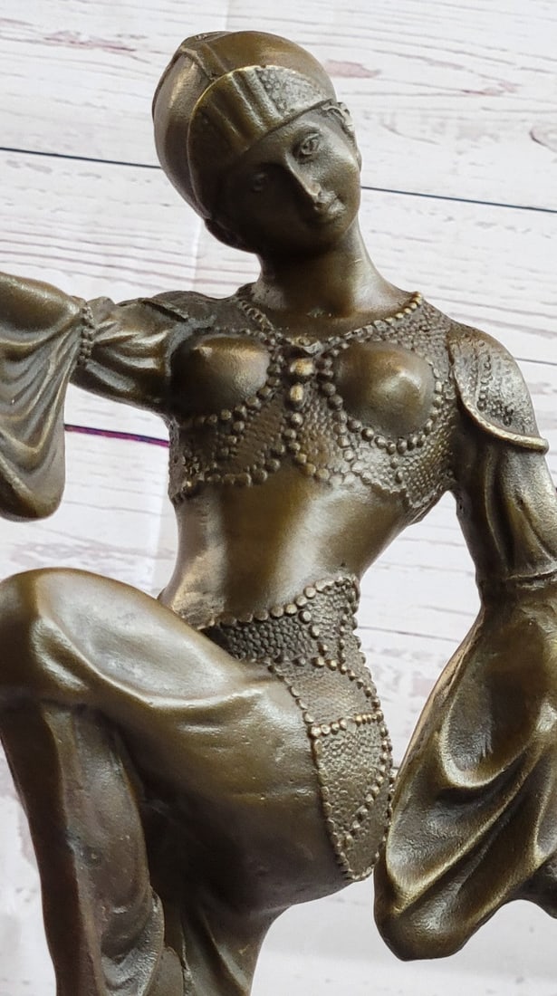 Belly Dancer Bronze Sculpture - 7