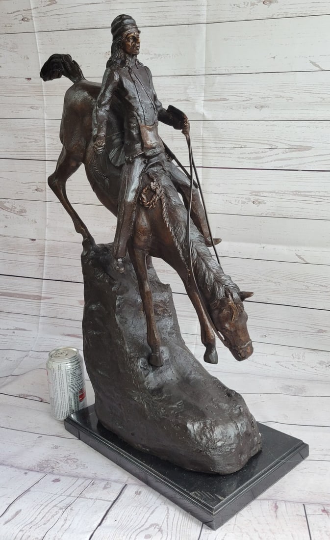 Mountain Man Bronze Sculpture - 2