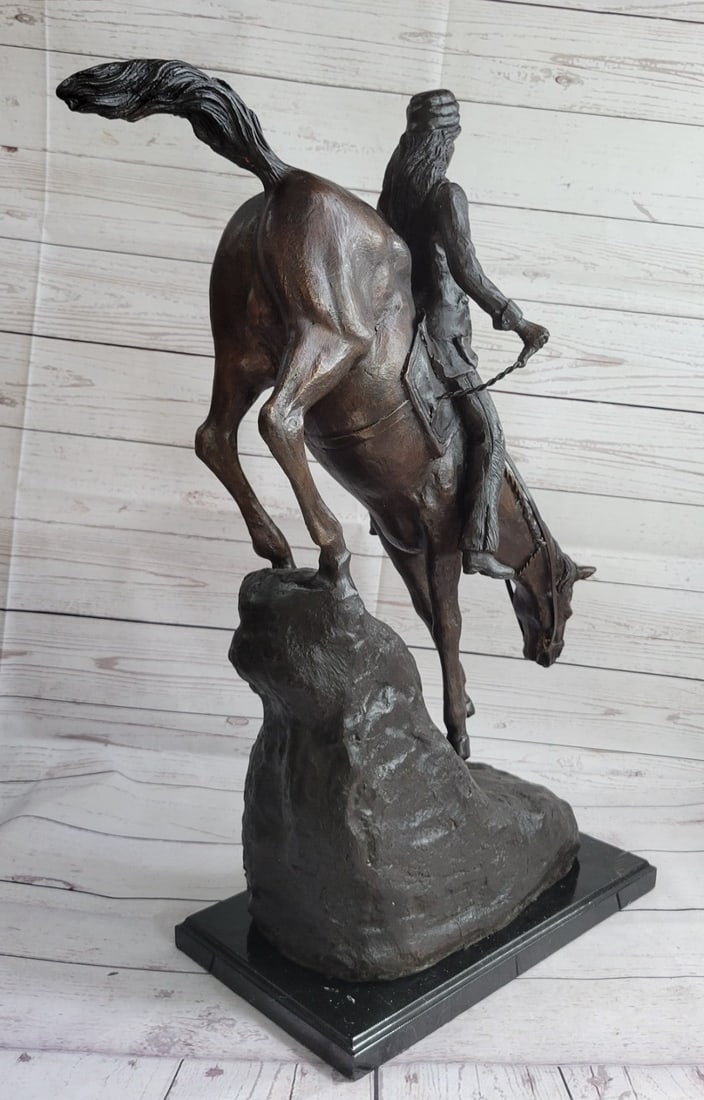 Mountain Man Bronze Sculpture - 7