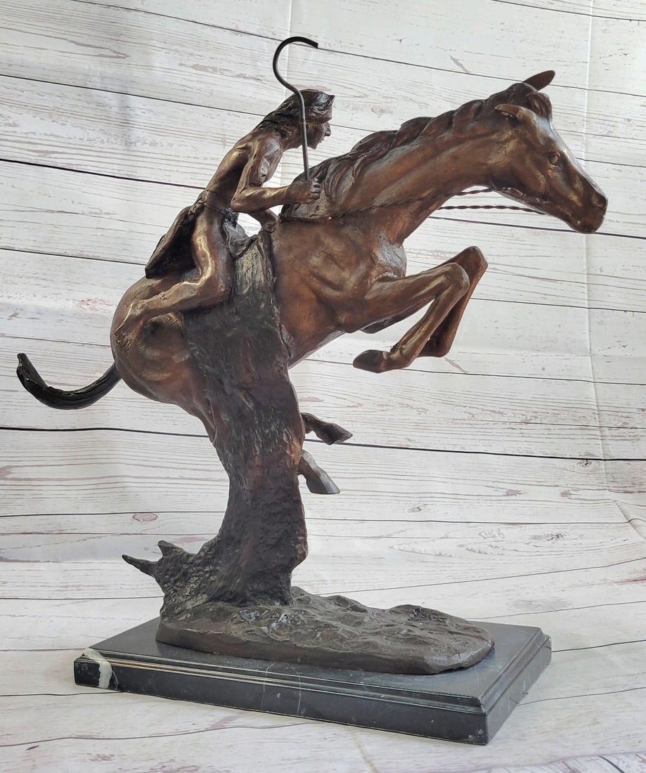Cheyenne Bronze Sculpture - 3