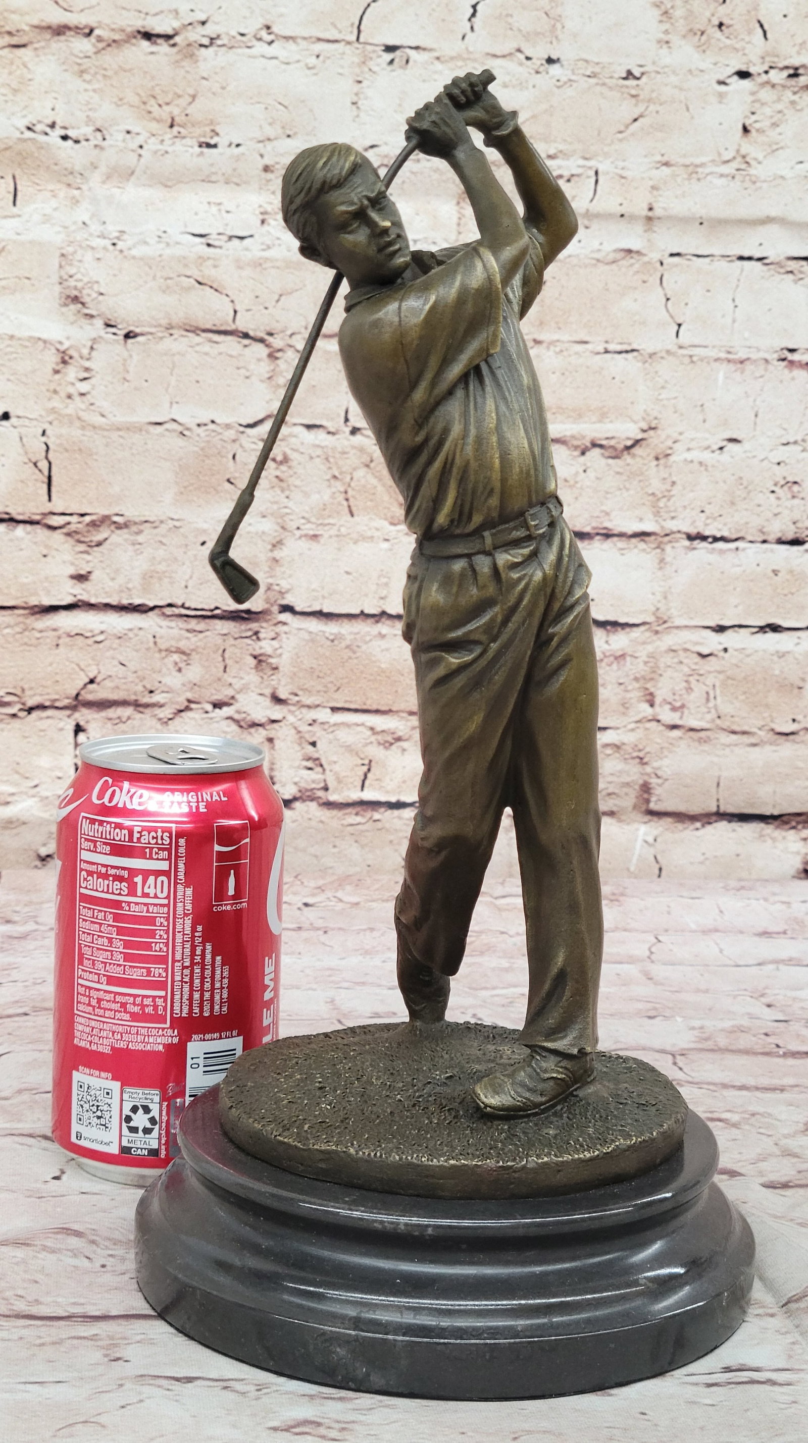 Golfer Bronze Sculpture - 2