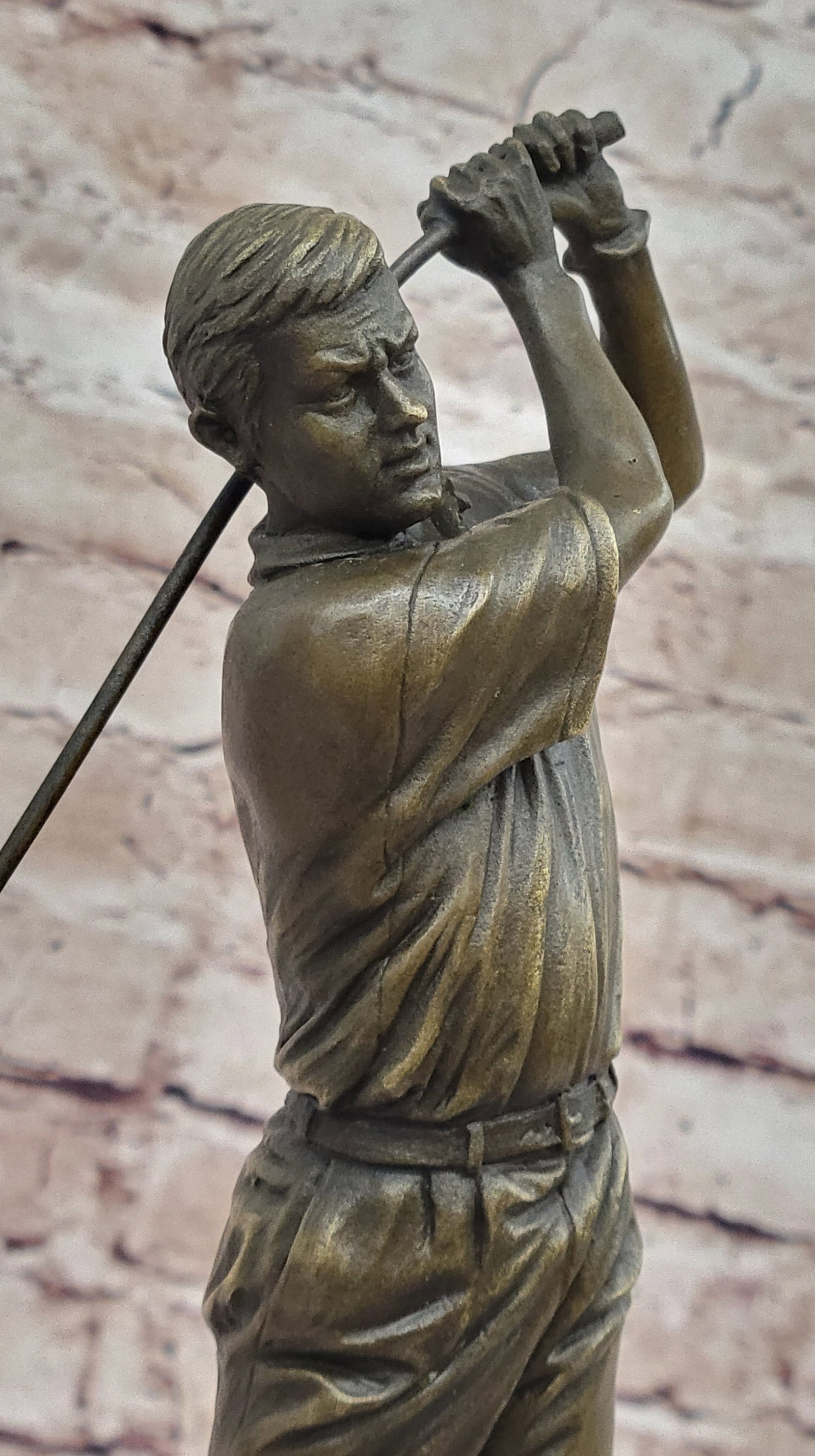 Golfer Bronze Sculpture - 7