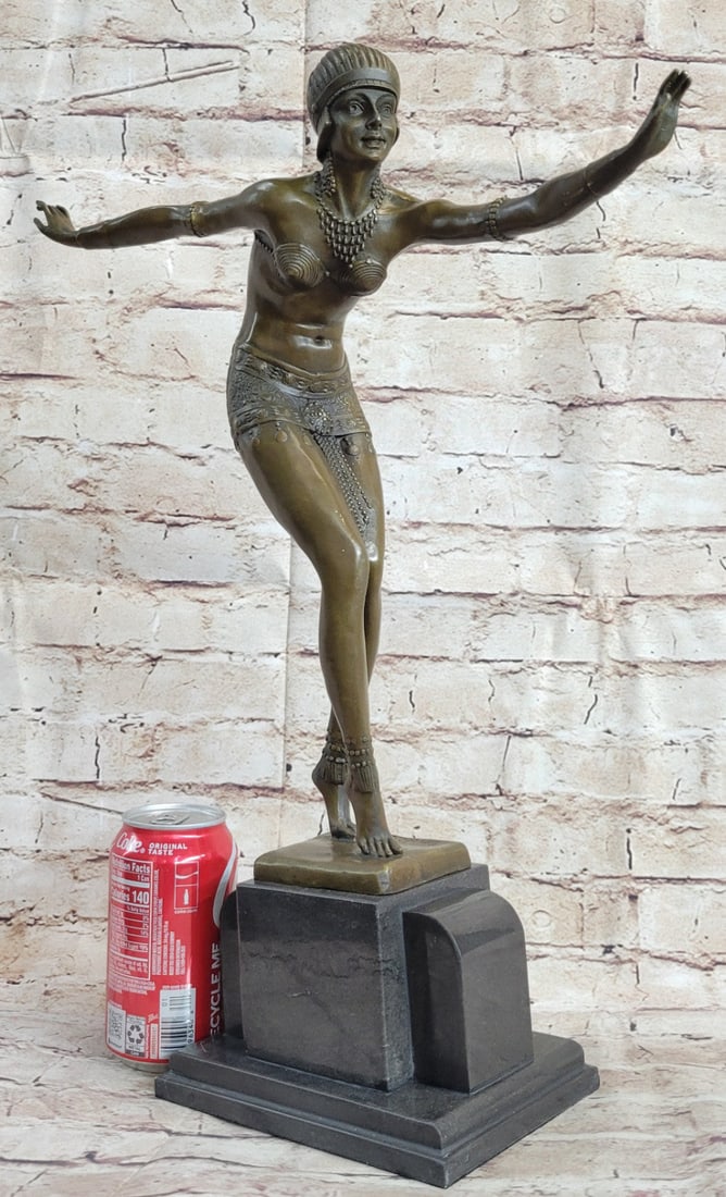 Exotic Dancer Bronze Sculpture - 2