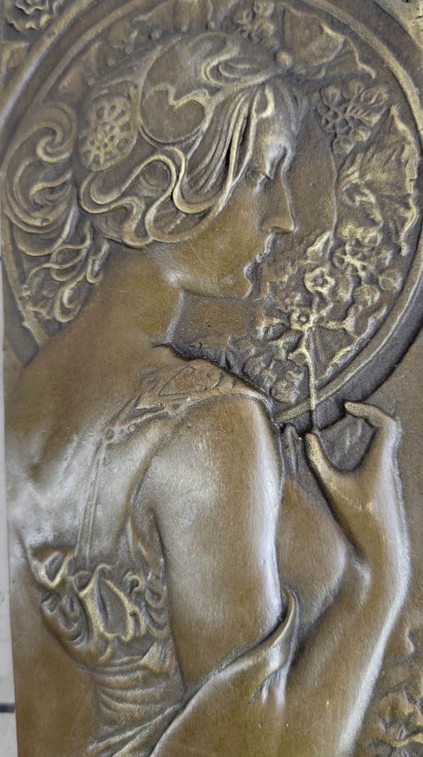 Bas Relief Bronze Sculpture - 6