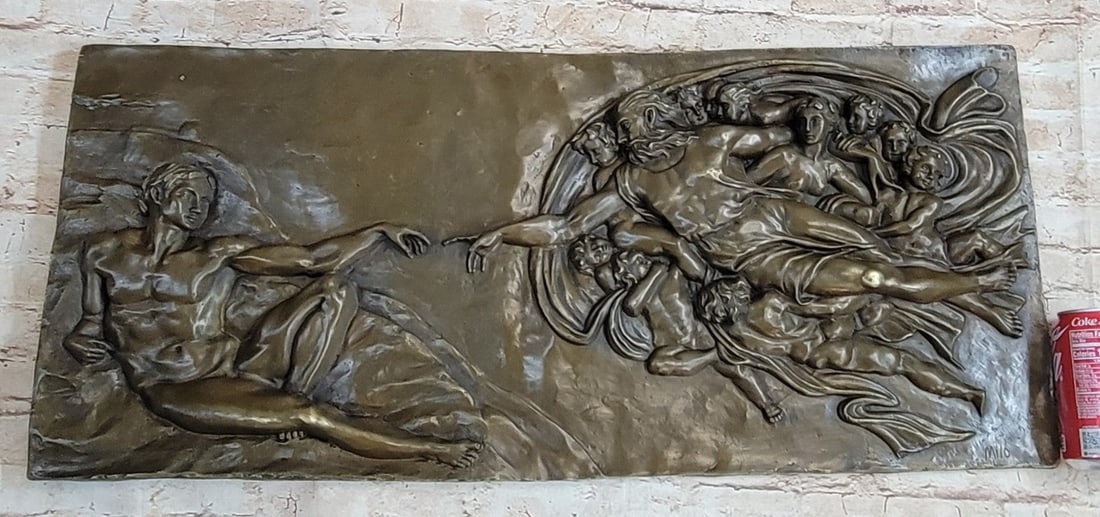 Nouveau Wall Mount Extra Large Bas Relief Statue - 2