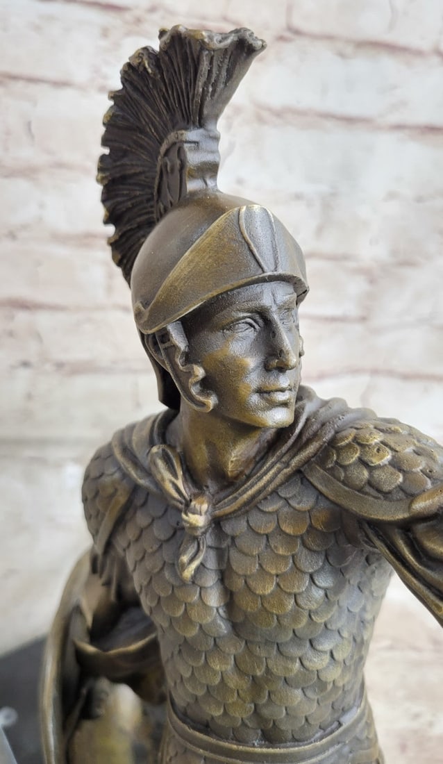 Roman Gladiator Bronze Sculpture - 7