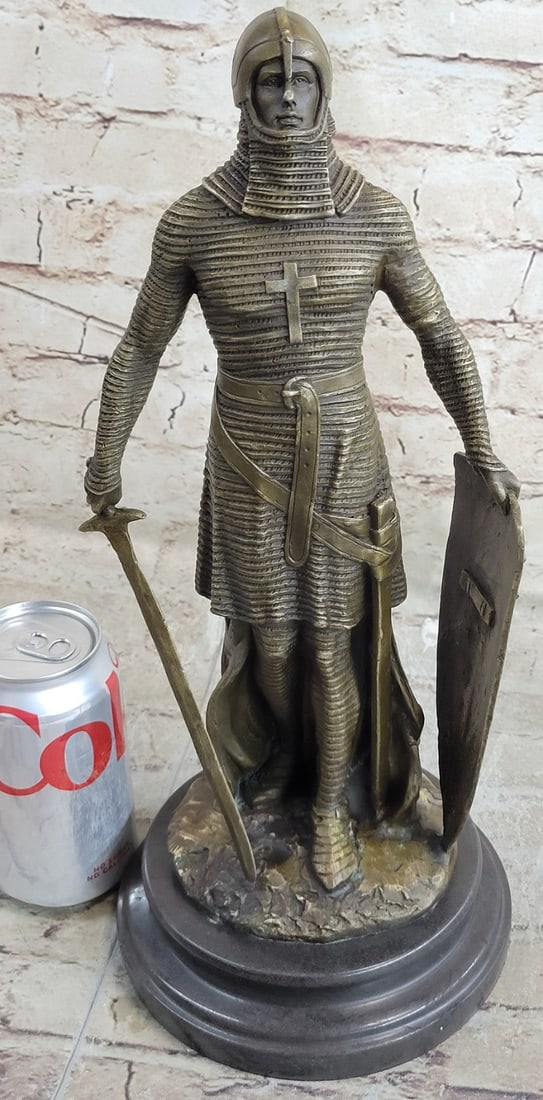 Warrior With Sword Bronze Sculpture - 2
