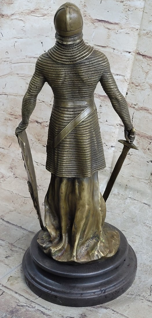 Warrior With Sword Bronze Sculpture - 5