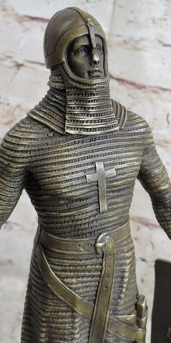 Warrior With Sword Bronze Sculpture - 7