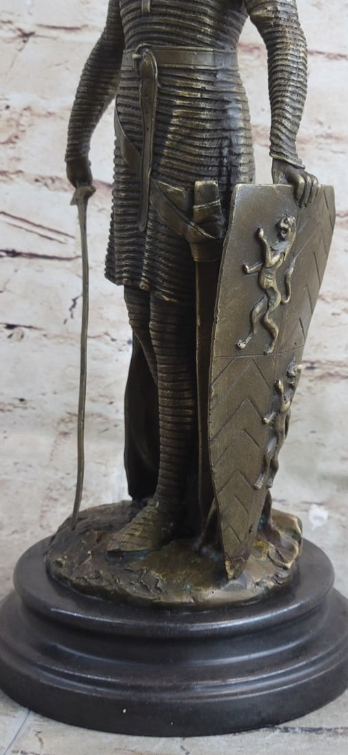 Warrior With Sword Bronze Sculpture - 9