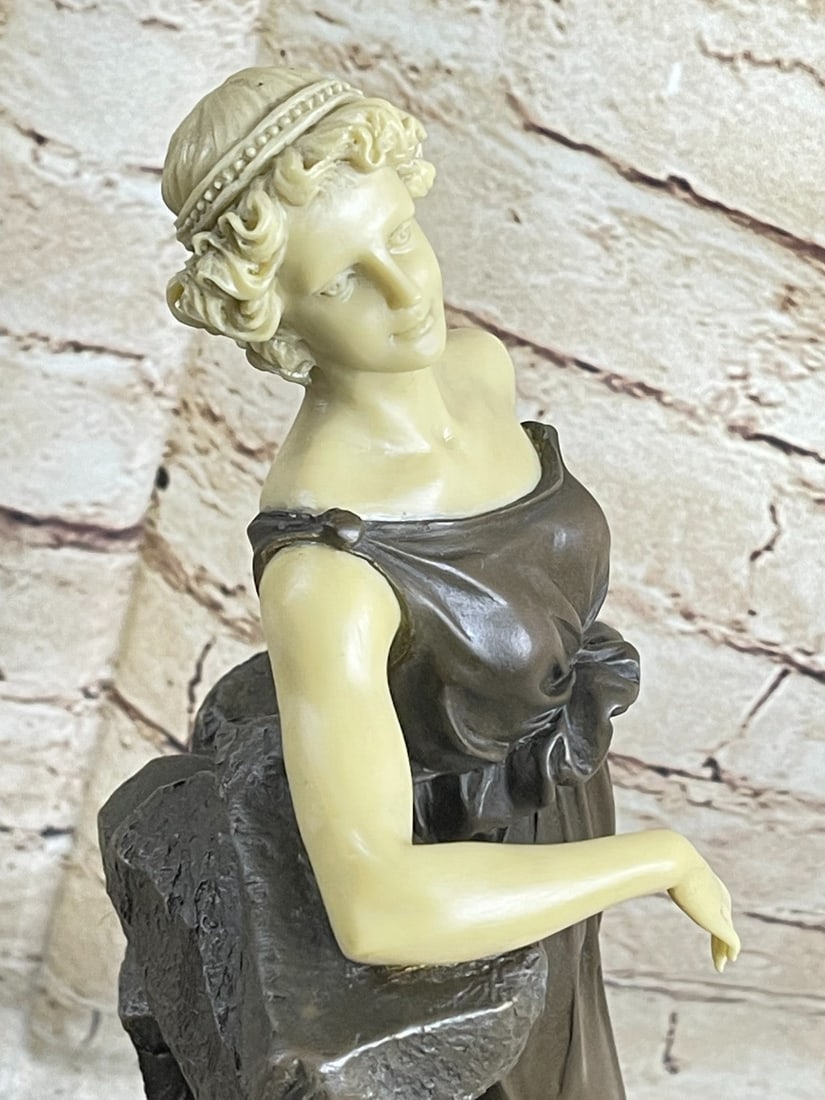 Faux Bronze Sculpture - 8