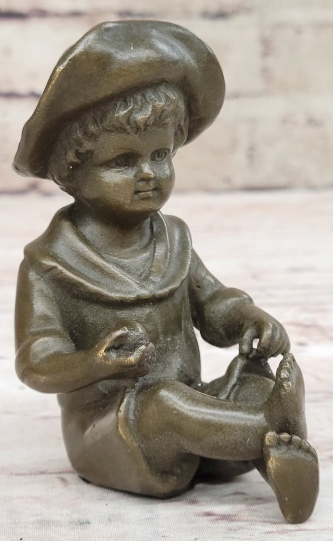 Boy Bronze Sculpture - 3
