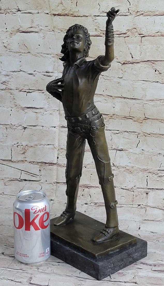 Young Michael Jackson Bust Bronze Statue - 2