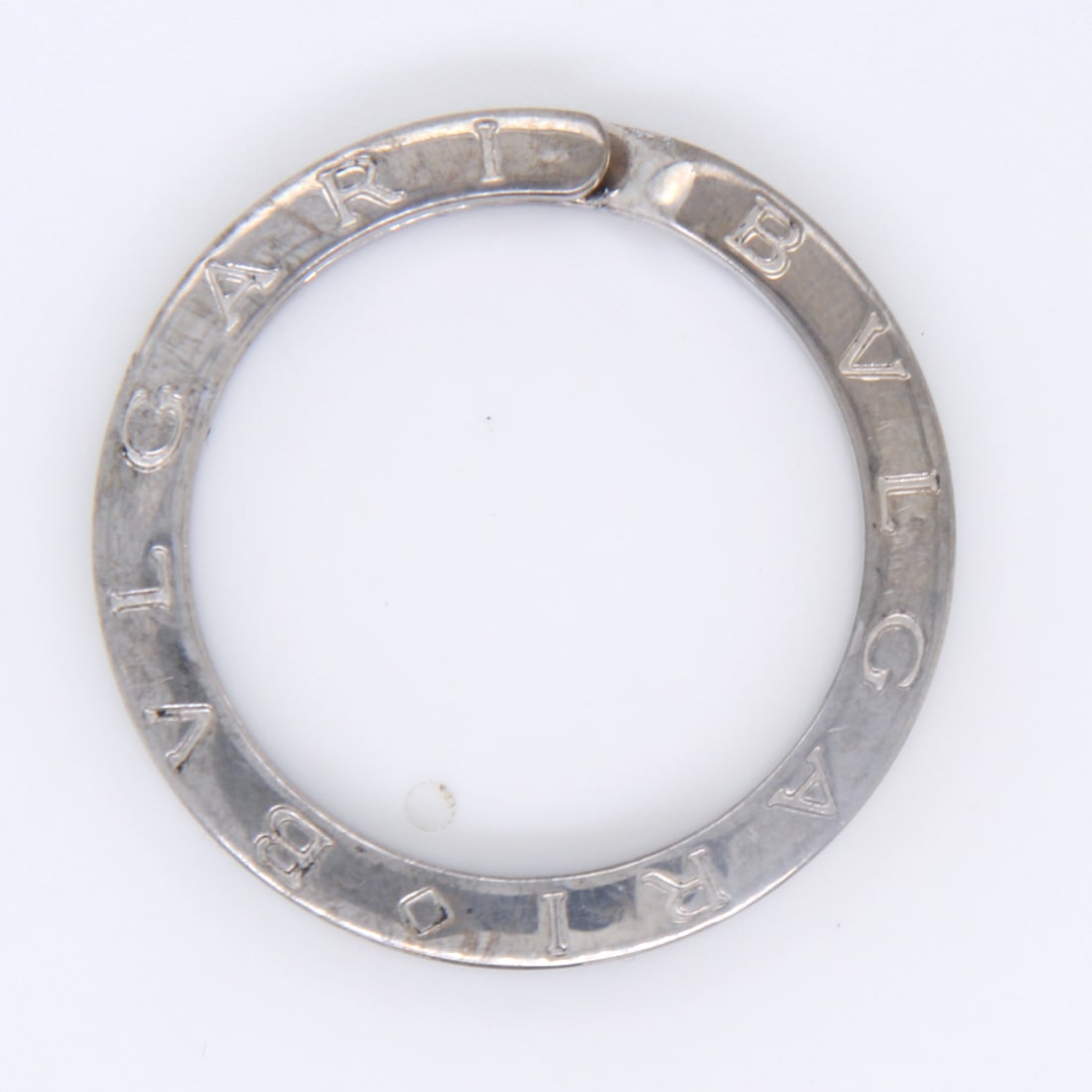 Bvlgari Sterling Silver Key Ring