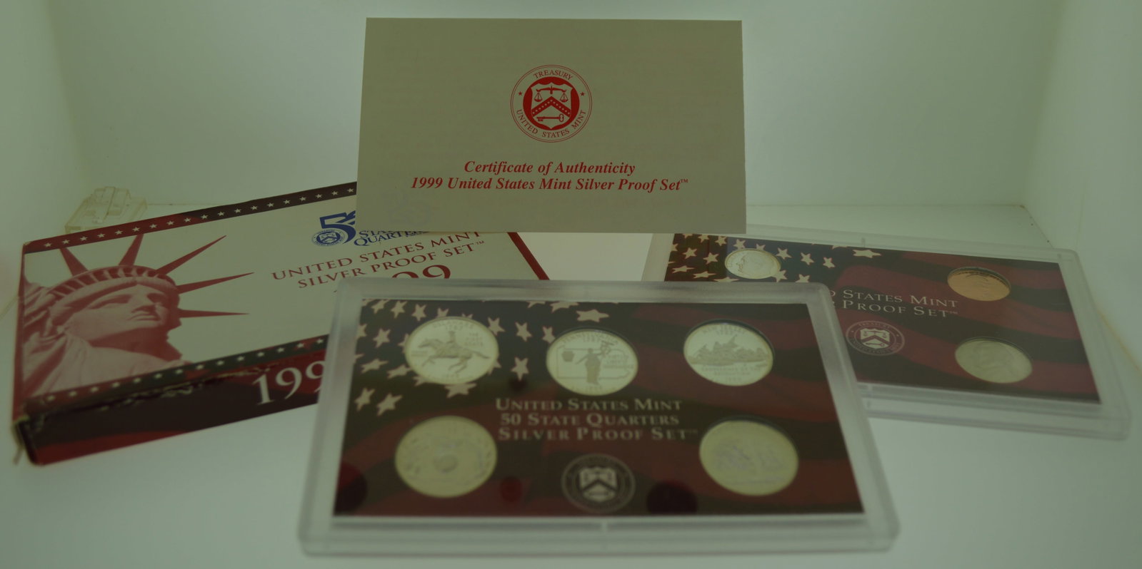 1999 9-Piece Silver US Proof Set (1 of 6)