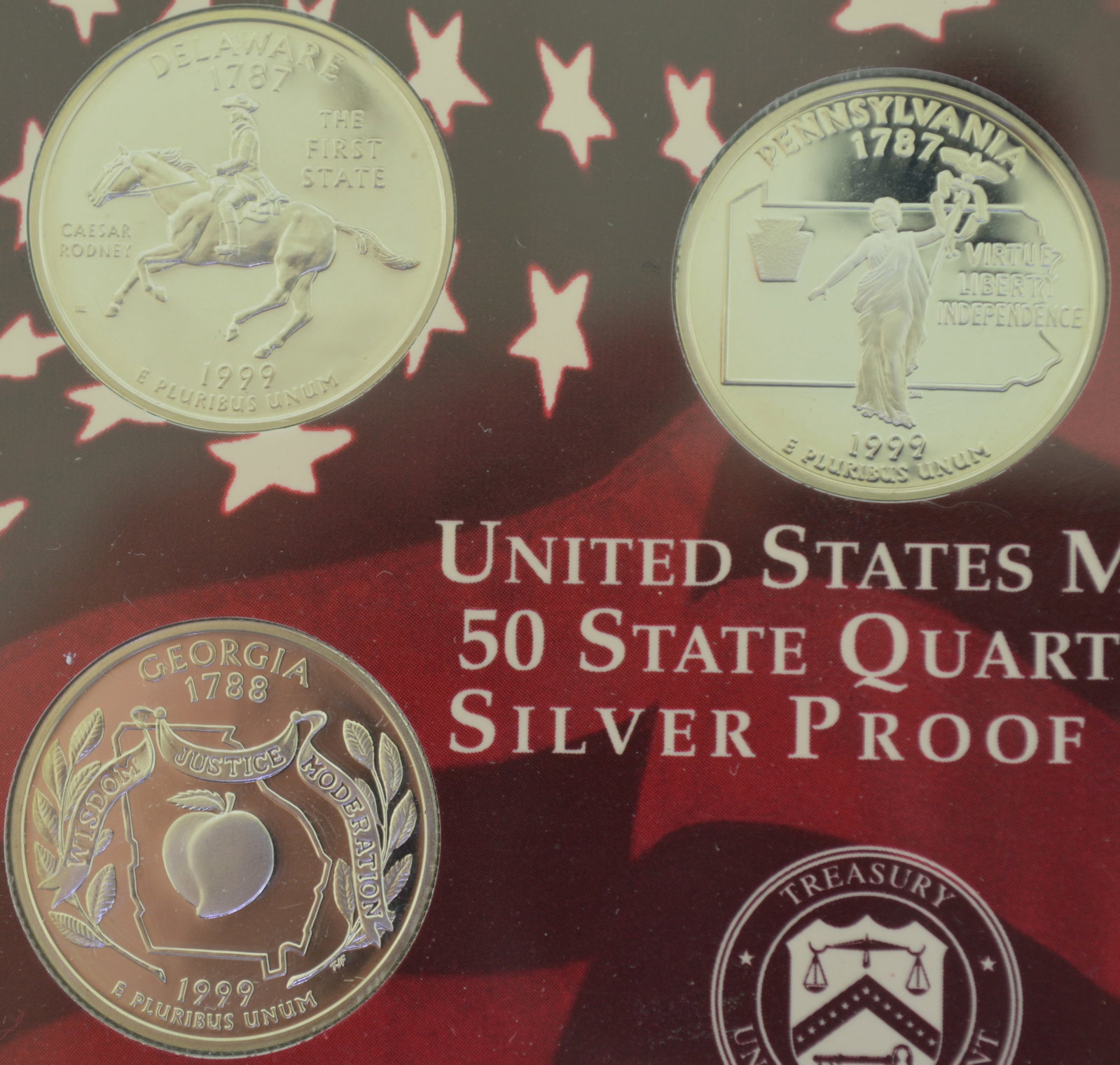 1999 9-Piece Silver US Proof Set - 6