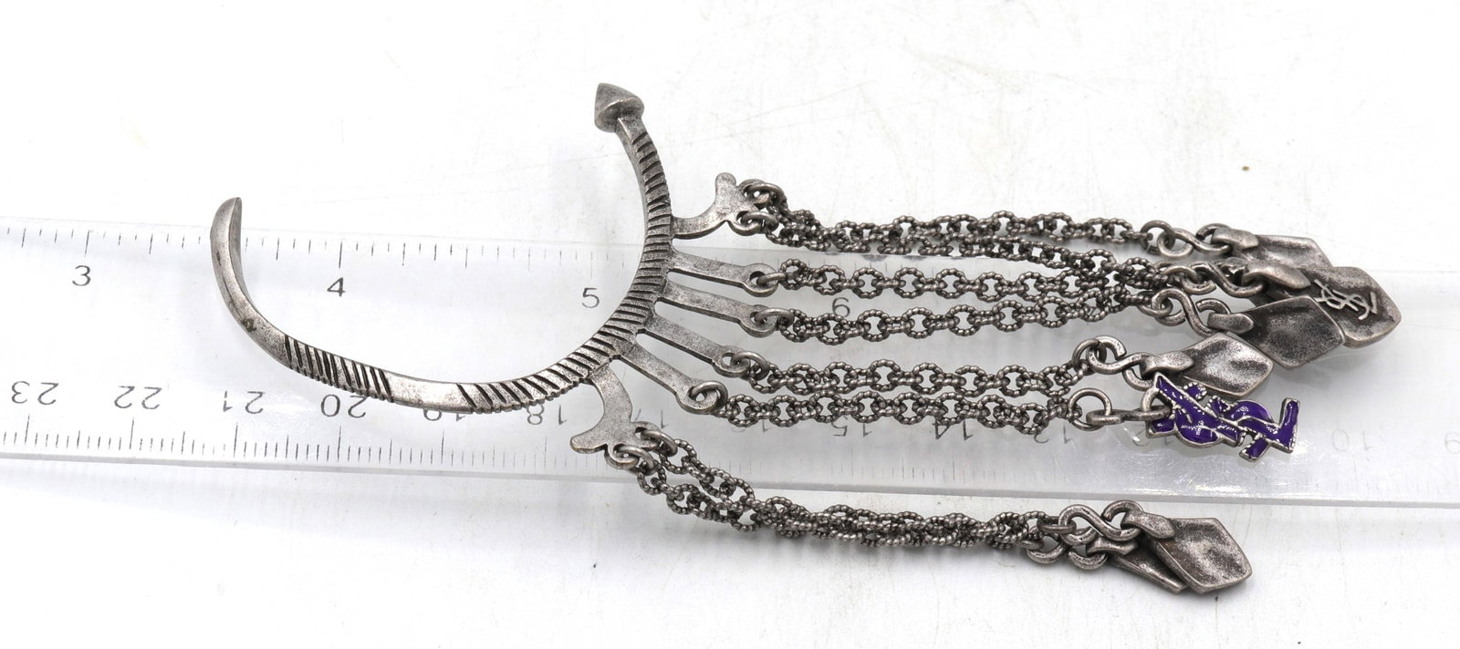 Tibetan dangle single cuff earring - 6