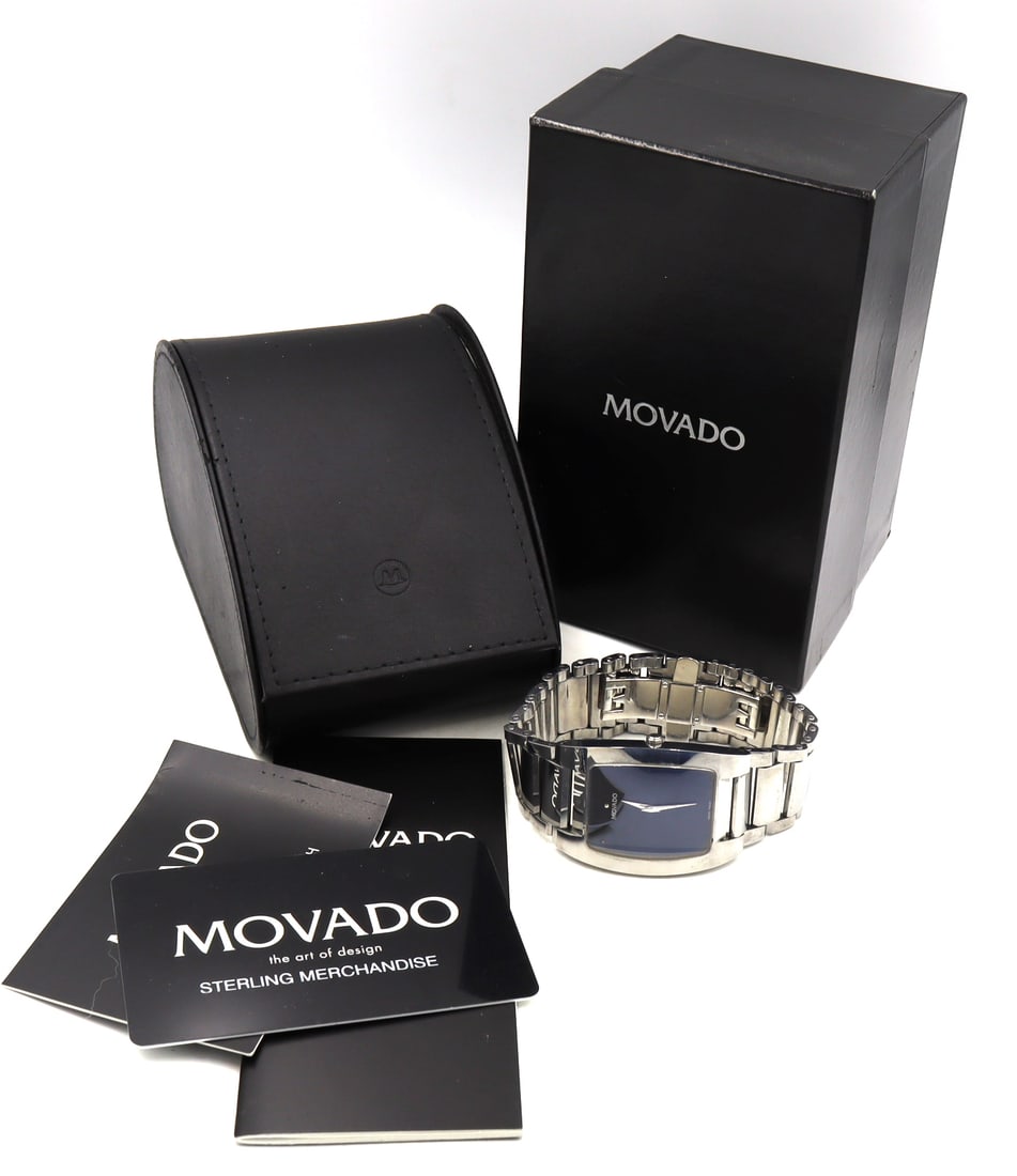 Movado Fiero men's tungsten watch (1 of 9)