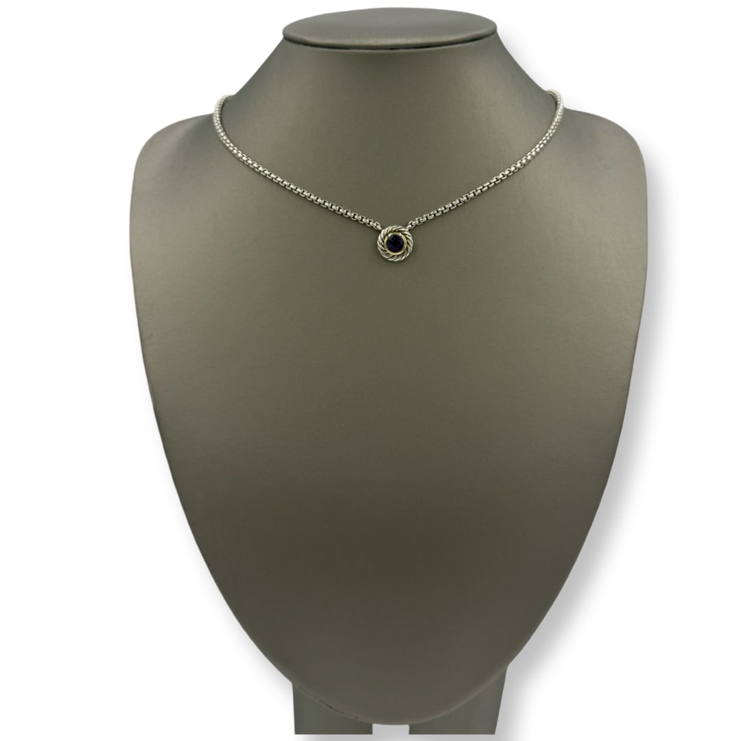 David Yurman Amethyst cookie necklace (1 of 6)