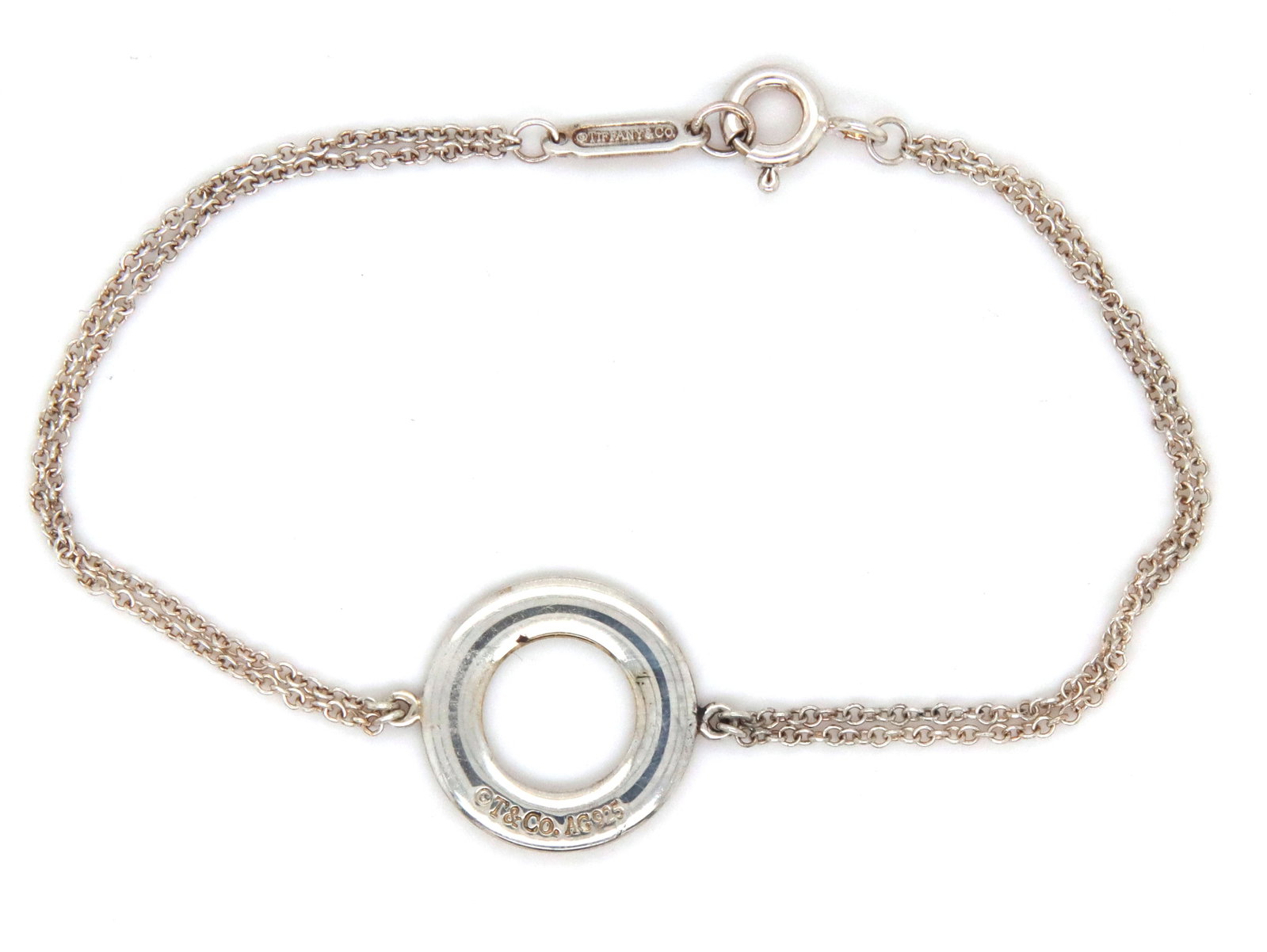 Tiffany & Co circle bracelet in 925 sterling silver (1 of 4)