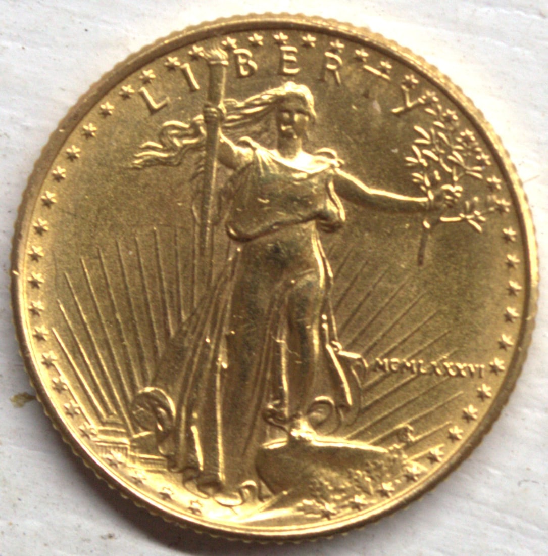 1986 USA 1/10 oz Gold Liberty $5 Coin ? Uncirculated (UNC) (1 of 2)