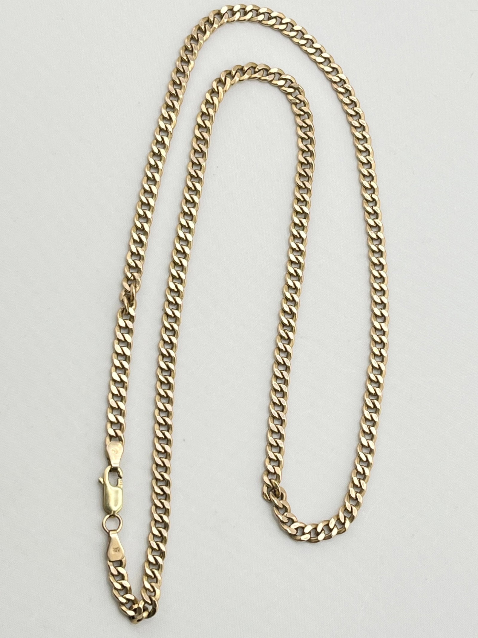 Italian 14KT Yellow Gold 4MM Miami Cuban Link Chain Necklace (1 of 4)