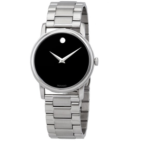 Movado Classic Museum Quartz Black Dial Men's Watch (1 of 3)