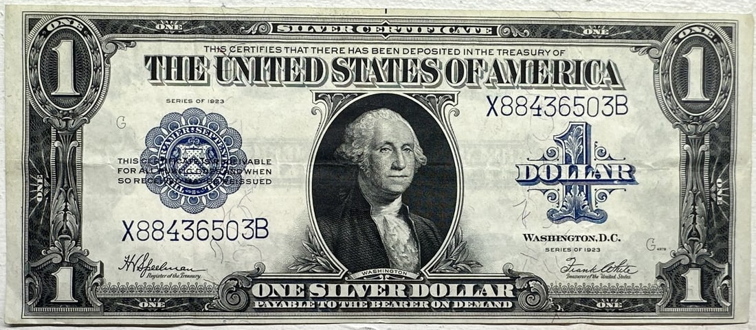 1923 $1 Silver Certificate Speelman White Fr. 237 Large Size Circulated (1 of 2)