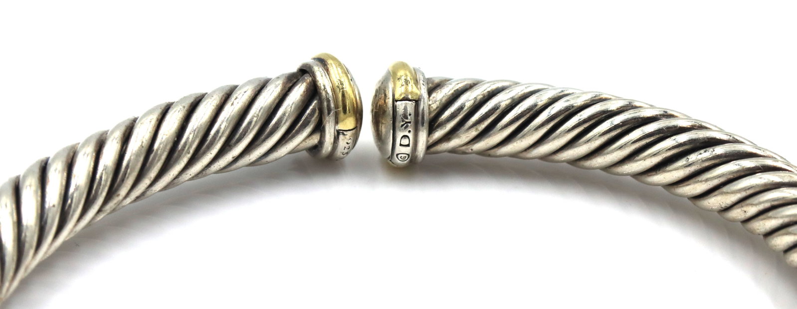 David Yurman 7mm 2-tone cuff bangle - 5